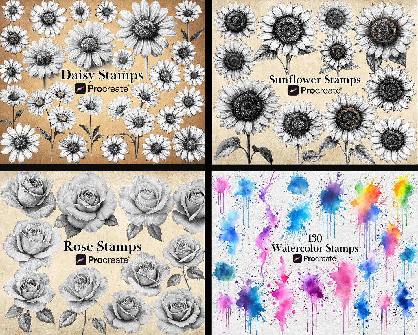Procreate Tattoo Bundle Brushes & Stamps