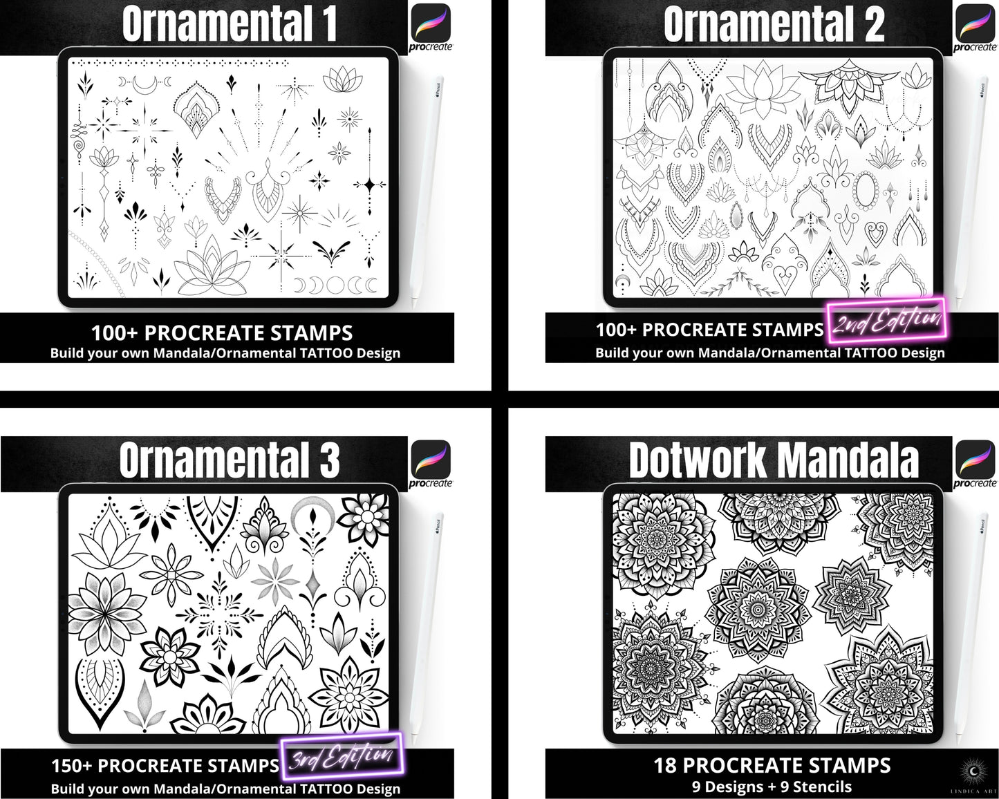 Procreate Tattoo Bundle Brushes & Stamps