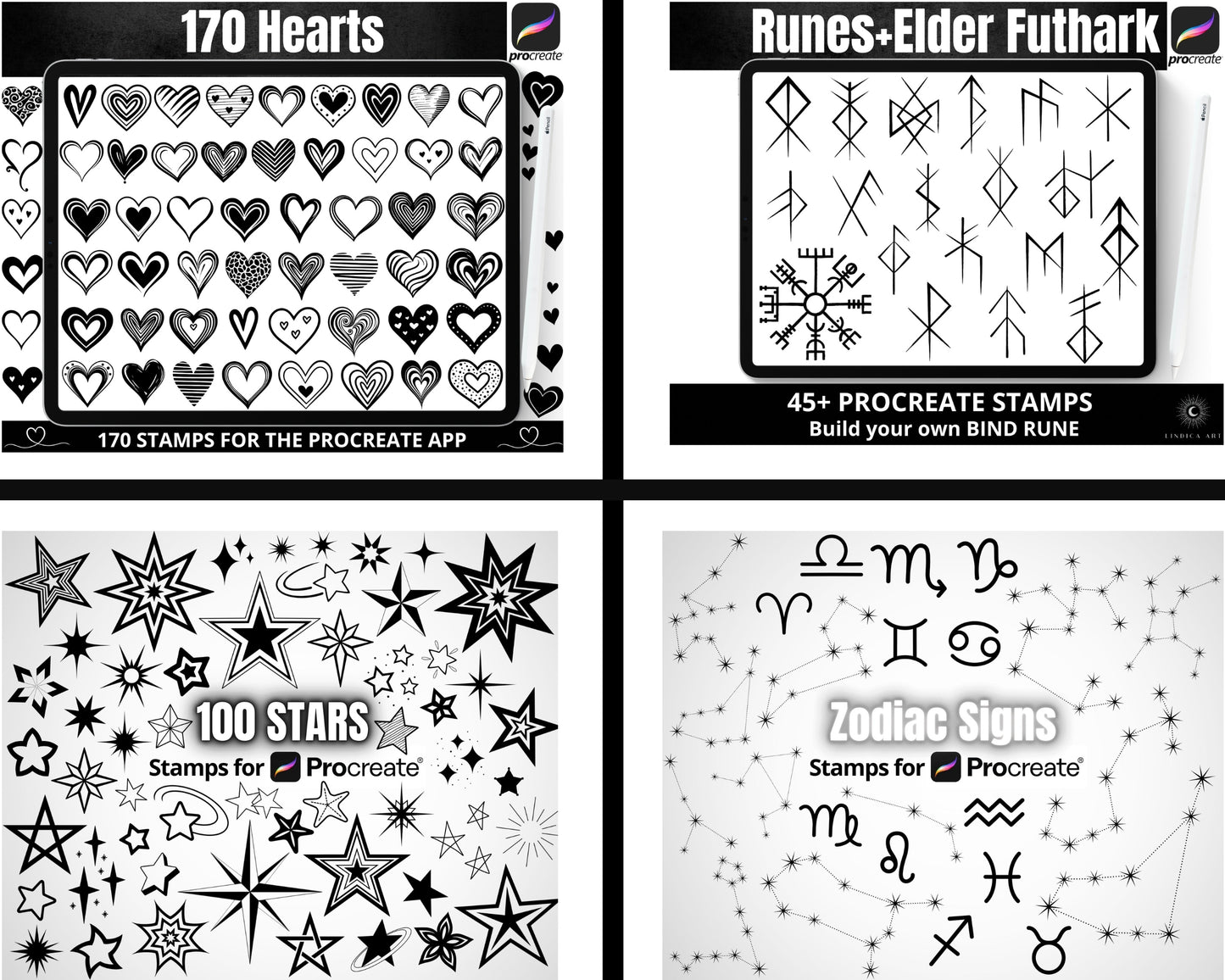 Procreate Tattoo Bundle Brushes & Stamps