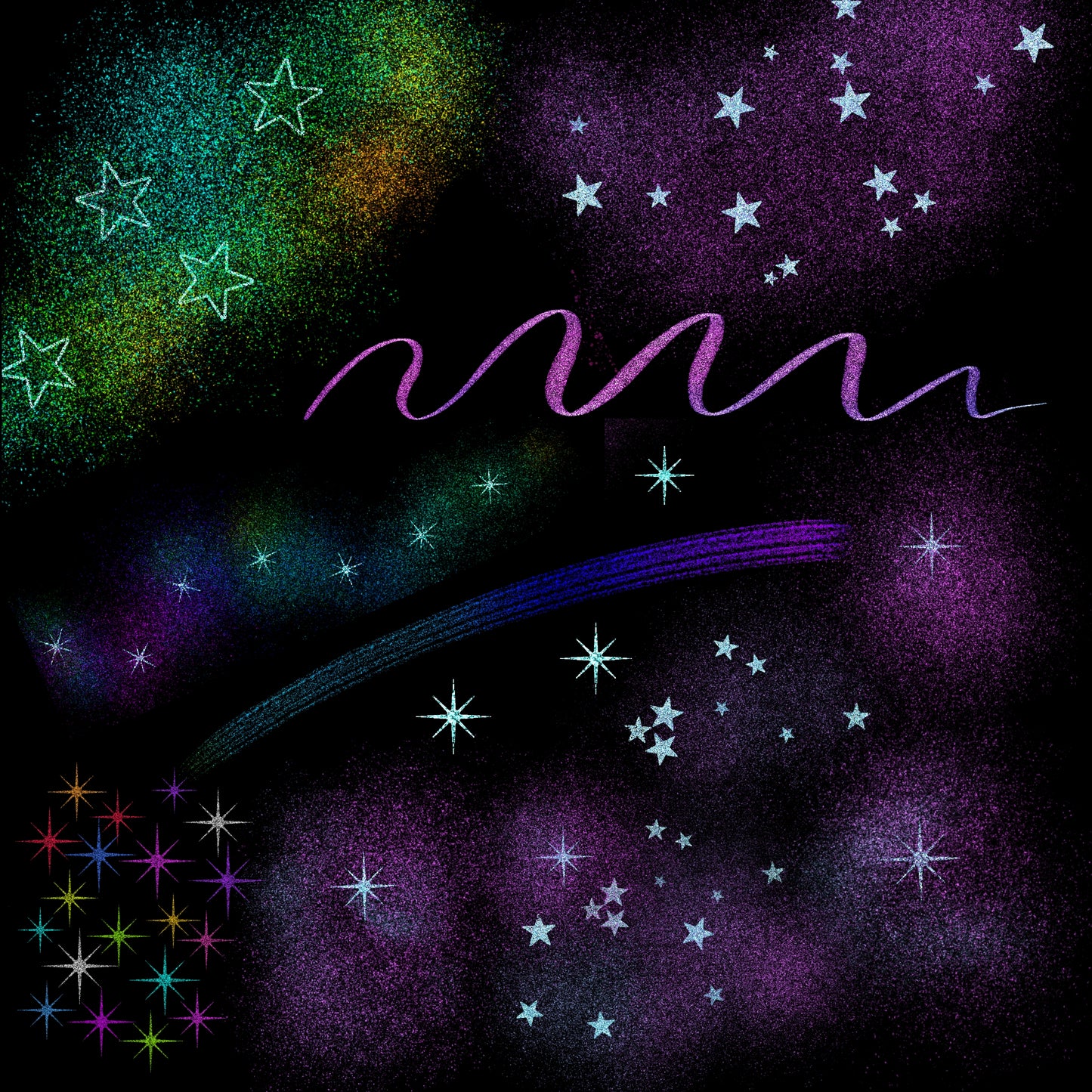 Procreate Glitter Brushes