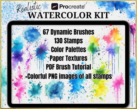 Procreate Watercolor Kit