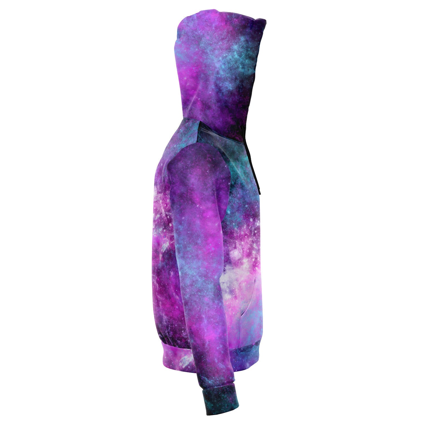 Hoodie med dragkedja - Abstract Space