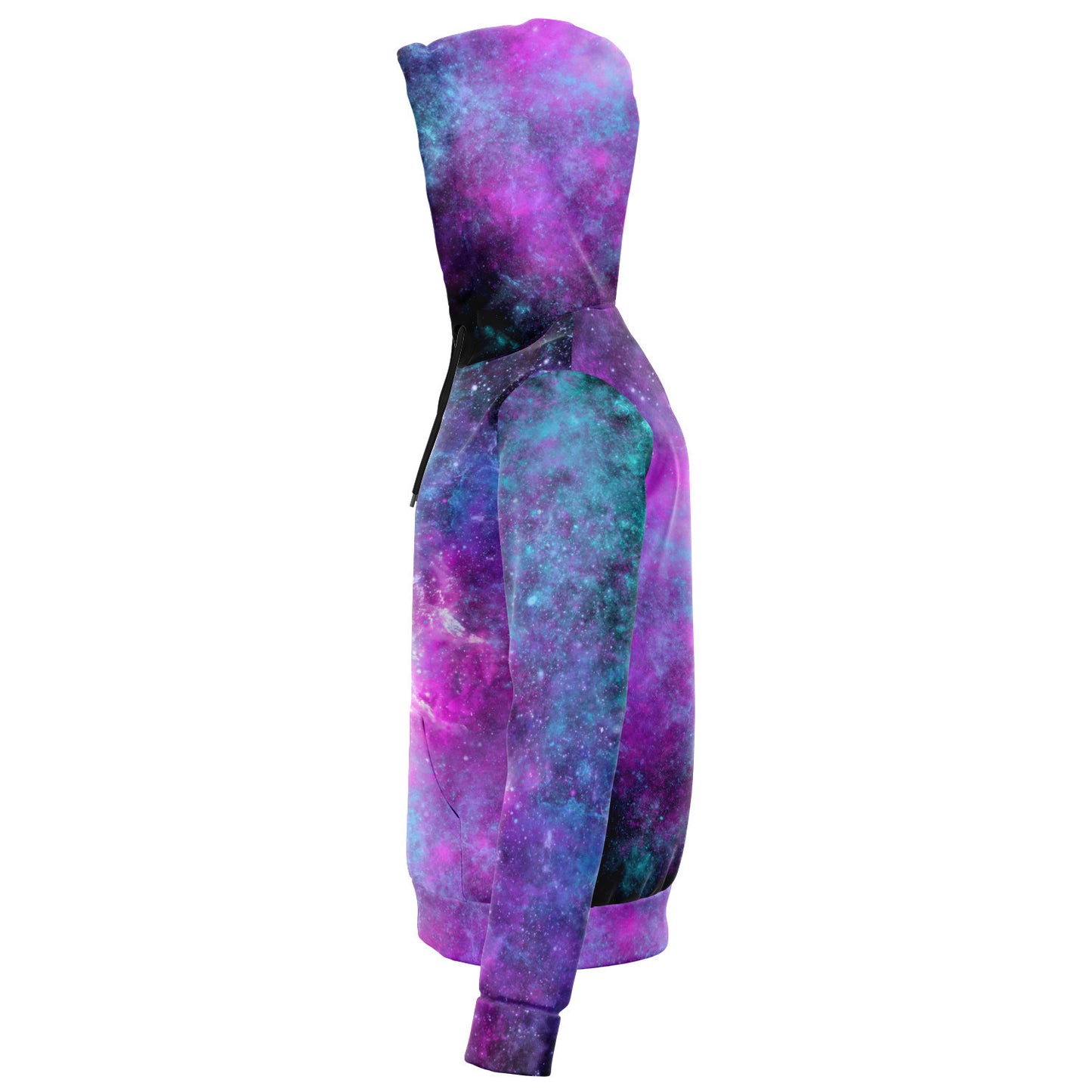 Hoodie med dragkedja - Abstract Space