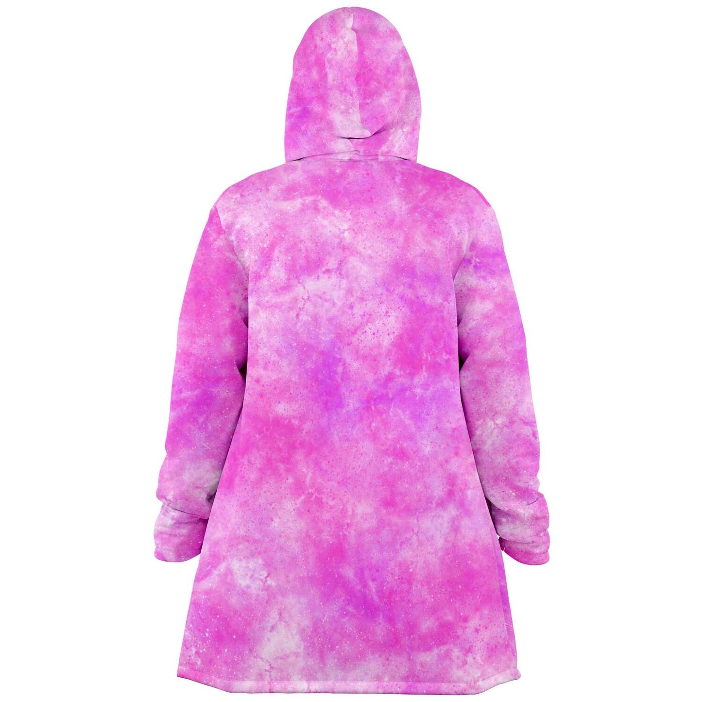 Fleece Hoodie Jacka - Rosa