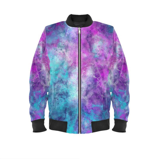 Mens Bomber Jacket - Colorful Abstract