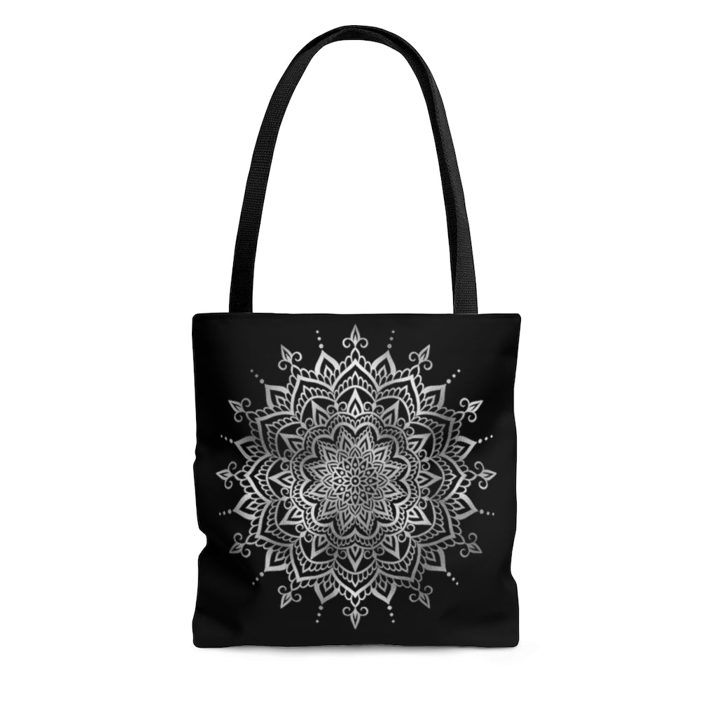 Tote Väska - Mandala Silver