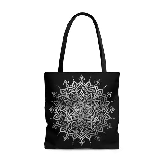 Tote Väska - Mandala Silver