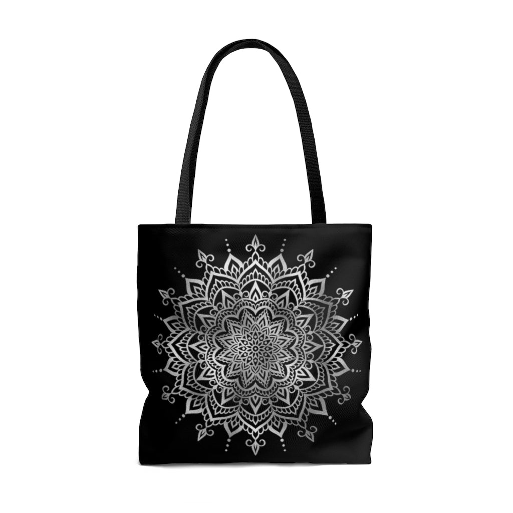 Tote Väska - Mandala Silver