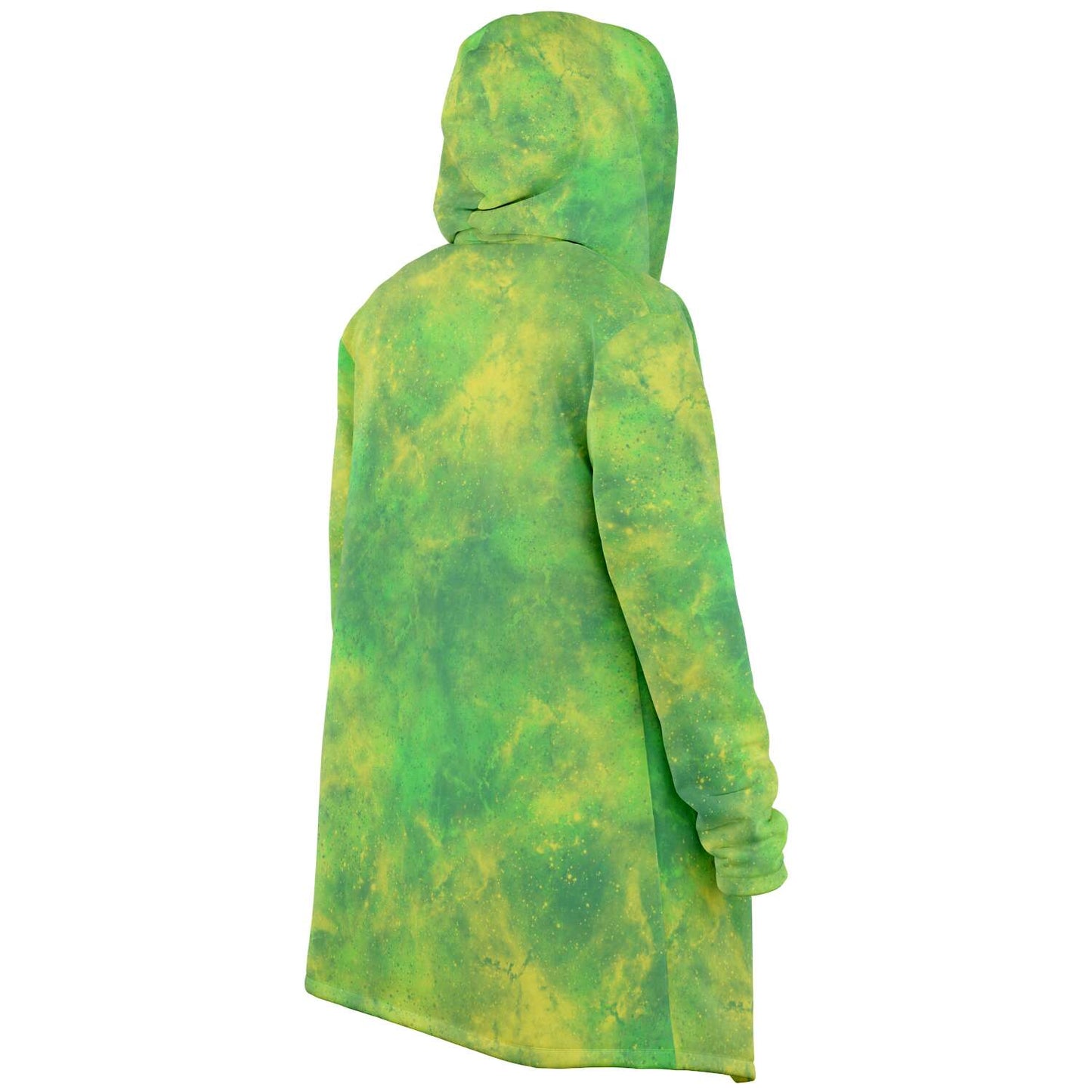 Fleece Hoodie Jacka - Lime Grön