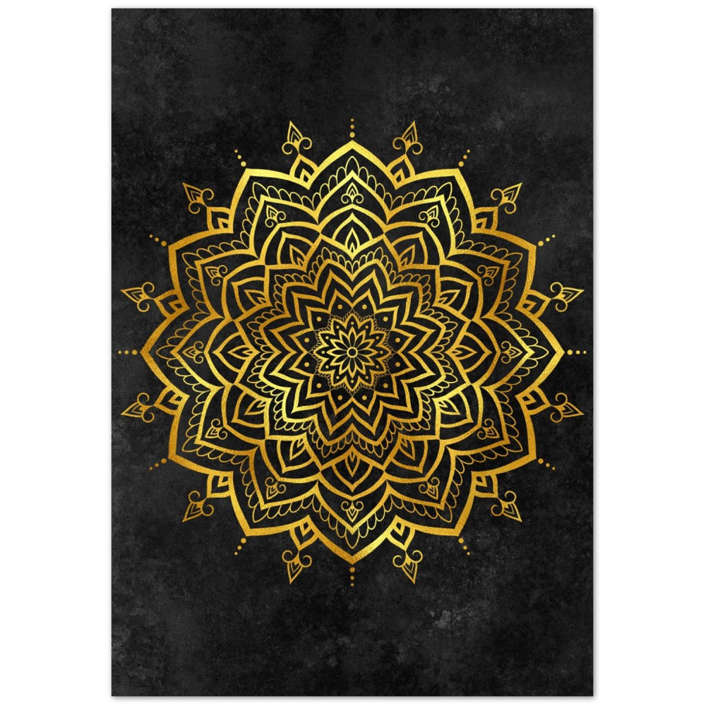 Poster - Gold Mandala