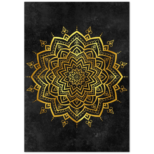 Poster - Gold Mandala