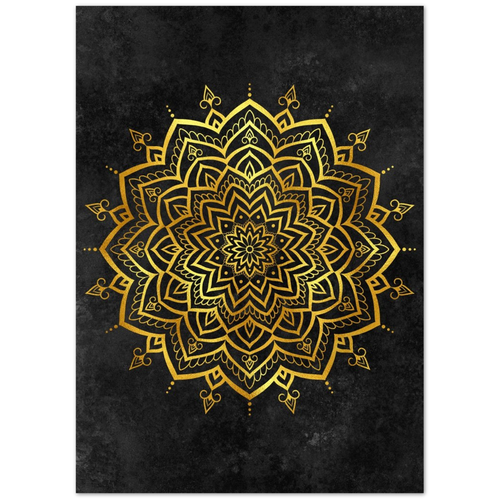 Poster - Gold Mandala