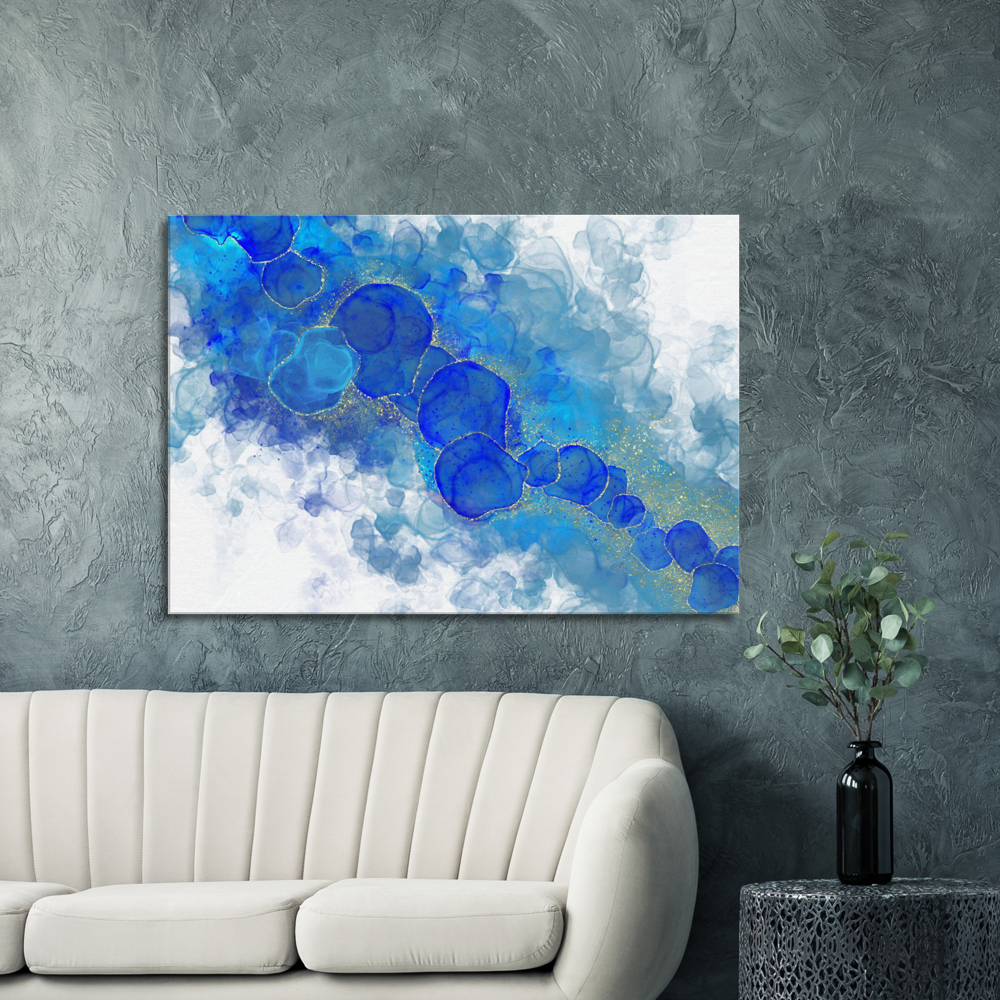 Canvas ”Abstract Ocean Vibe”