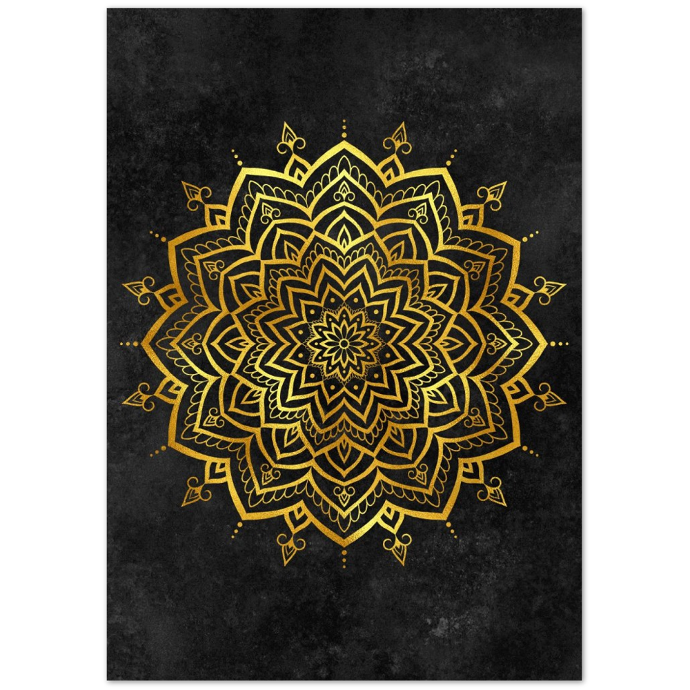 Poster - Gold Mandala