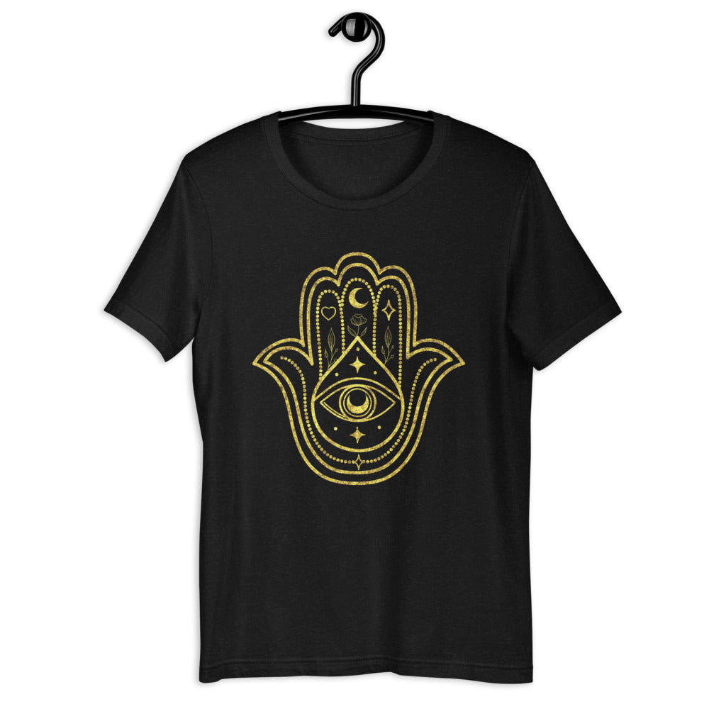 T-Shirt Hamsa Hand Guld