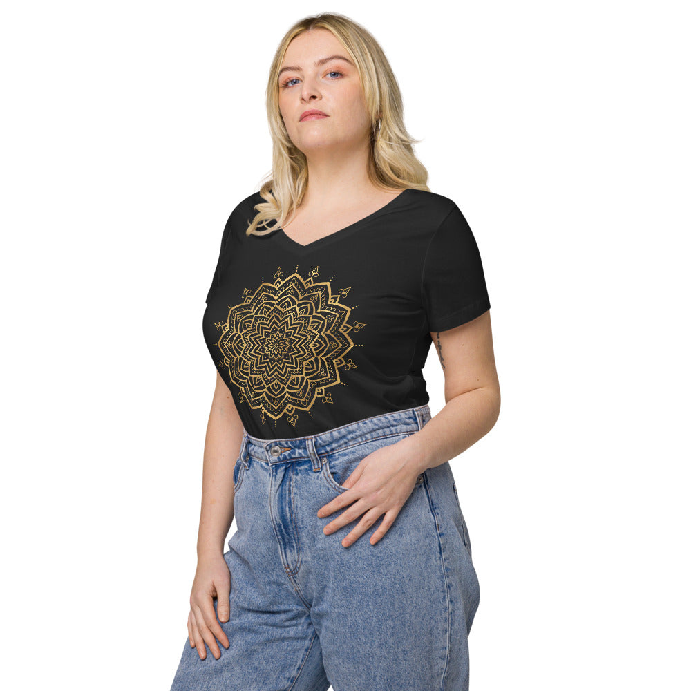 Women’s fitted v-neck t-shirt